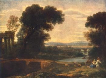尅勞德 洛朗 Landscape with the Rest on the Flight into Egypt 尅勞德 洛朗 Landscape with the Rest on the Flight into Egypt